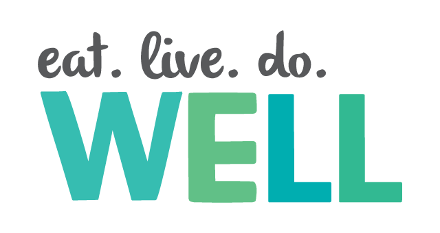 we eat. live. do. well logo