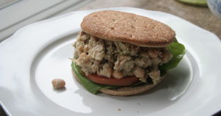 tuna white bean sandwich