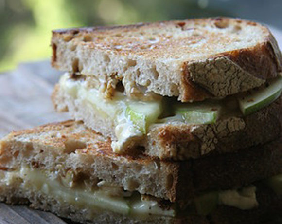 Brie Apple Walnut Sandwich