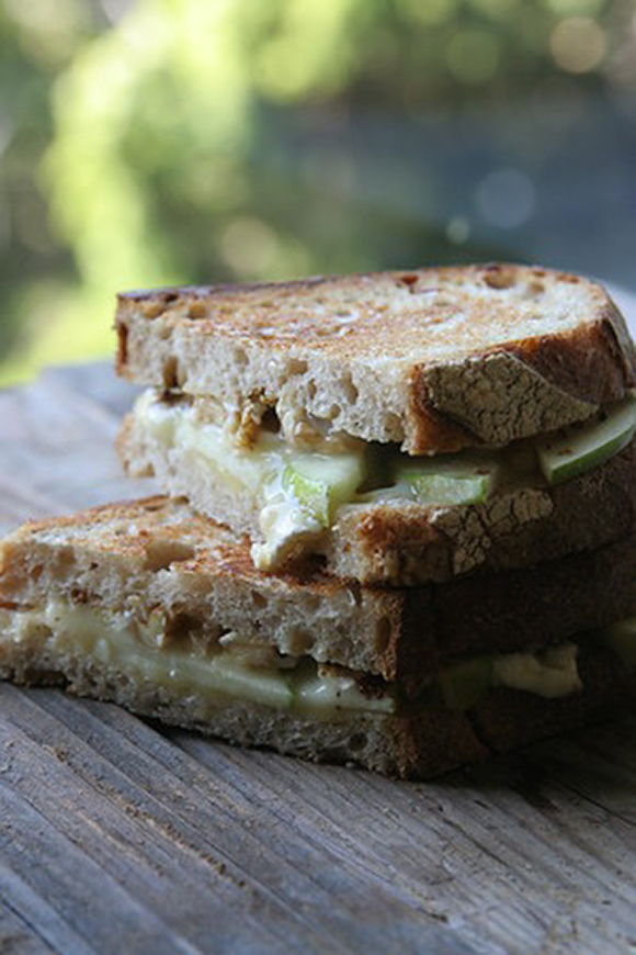 Brie Apple Walnut Sandwich