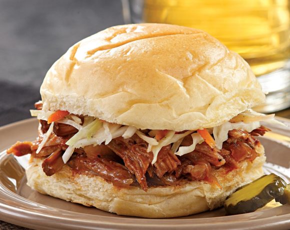 Pulled Pork with Caramelized Onions