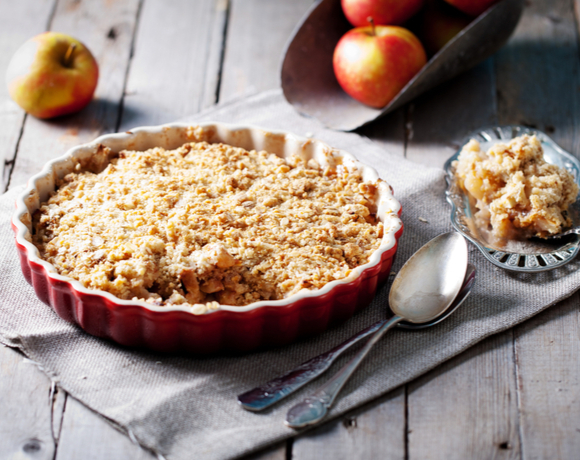 Almond Apple Crumble