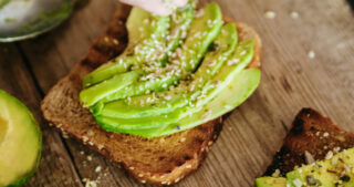 avocado tartine