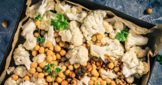 cauliflower with chickpeas