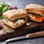 salmon salad sandwich