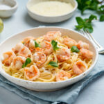 six minute shrimp with pasta