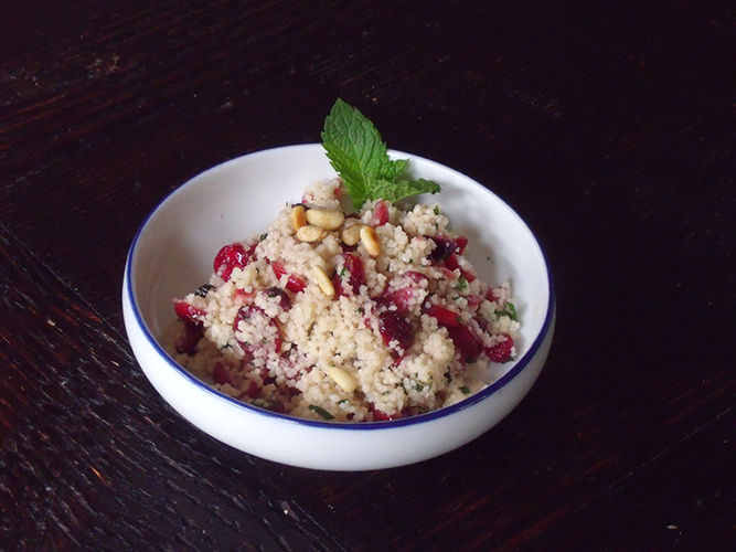 Couscous with Cranberries