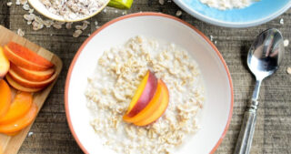 stone fruit oatmeal