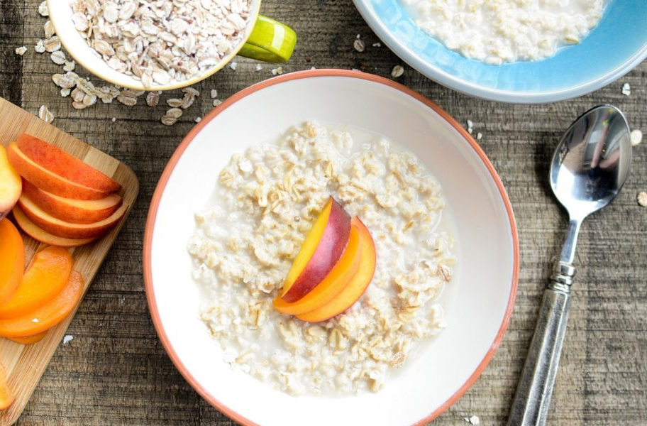 stone fruit oatmeal