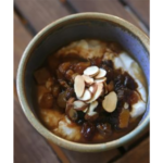 Darjeeling Fruit Compote with Yogurt and Almonds