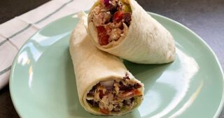 Mediterranean Tuna Wrap