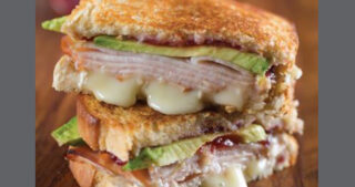 Cranberry, Turkey and Brie Panini