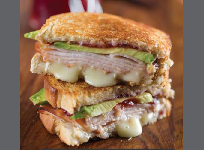 Cranberry, Turkey and Brie Panini