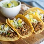 Blended Al Pastor Tacos with Pineapple Jalapeno Slaw