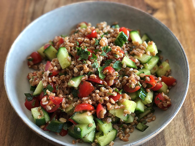 Farro Tabbouleh