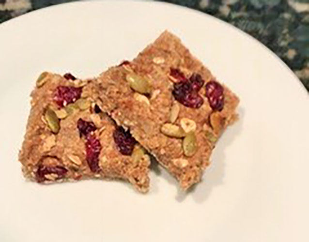 Oatmeal Almond Cranberry Bars