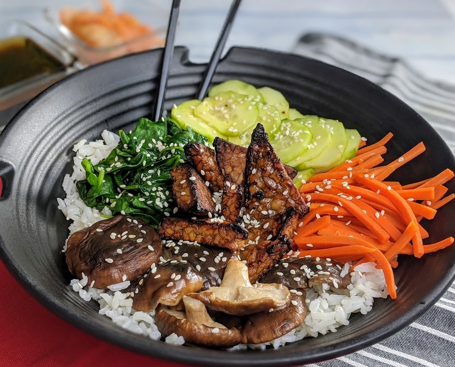 Korean Tempeh Rice Bowl