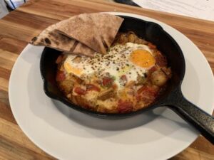 Mediterranean Baked Egg Dish