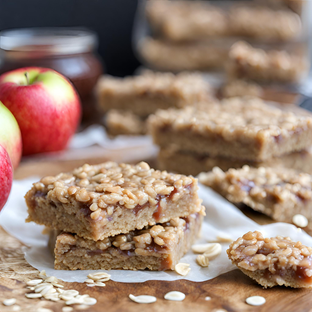 Apple Butter Oatmeal Bars we eat. live. do. well